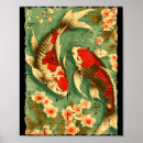 Suche nach koi fische poster Kirsche