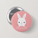 Suche nach niedliches kaninchen buttons Mädchen