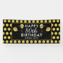Suche nach 80 geburtstag banner Schwarz und gold