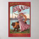 Suche nach san francisco flagge poster Vintag