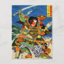Suche nach samurai krieger postkarten Vintag