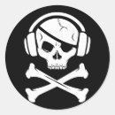 Suche nach piraterie aufkleber Gekreuzte knochen
