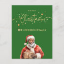 Suche nach schwarzer weihnachtsmann postkarten Santa