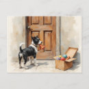 Suche nach schwarze hunde postkarten Rot