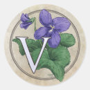 Suche nach alphabet v aufkleber Blume