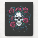 Suche nach schädel und rosen mousepads Gotische ästhetik