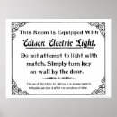 Suche nach edison poster Glühbirne