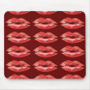 Suche nach roter lippenstift mousepads Kuss