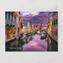 Suche nach venedig kanal postkarten Reise