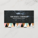 Suche nach moderne geometrische muster visitenkarten Chef