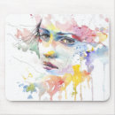 Suche nach das gesicht der frau mousepads Augen