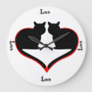 Suche nach rote katze wanduhren Liebe