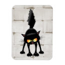 Suche nach cartoon der schwarzen katze magnete Katzenliebhaber