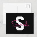 Suche nach monogramme postkarten Für sie