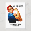 Suche nach rosie the riveter postkarten Frau