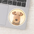 Suche nach airedale terrier aufkleber Hund