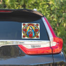 Suche nach heilige autoaufkleber Buntglas