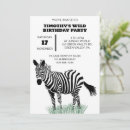 Suche nach zebra einladungen Dschungeltiere