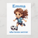 Suche nach fussballfan postkarten Fußballfrau