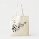 Suche nach musiknoten tote bags Schwarz weiß