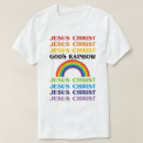 Suche nach gott jesus regenbogen tshirts Bibel