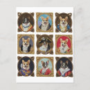 Suche nach pembroke corgi postkarten Tier