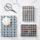 Suche nach hahnentrittmuster geschenkpapier Karo