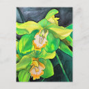 Suche nach grüne orchideen postkarten Aquarell