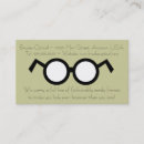 Suche nach glasses visitenkarten Optiker
