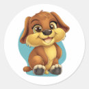 Suche nach welpen cartoon aufkleber Kawaii welpe