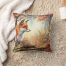 Suche nach roter fuchs kissen Aquarell