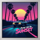 Suche nach retro 80er poster Sonnenuntergang