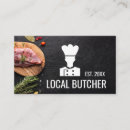 Suche nach steak visitenkarten Metzger
