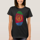 Suche nach eritrea tshirts Fingerabdruck
