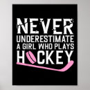 Suche nach eis hockey poster Mädchen