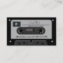 Suche nach kassette visitenkarten Discjockey