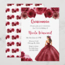 Suche nach rote quinceanera einladungen Blume