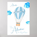 Suche nach heißluftballon kinderzimmer poster Niedlich
