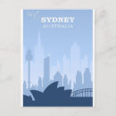 Suche nach sydney skyline postkarten Retro