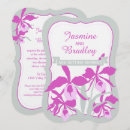 Suche nach rosa orchideenhochzeit einladungen Modern
