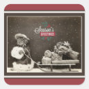 Suche nach vintager schlitten aufkleber Weihnachten