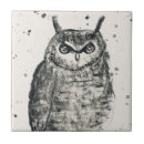 Suche nach vintage eule fliesen Aquarell