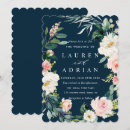 Suche nach rot und marineblau einladungen Blumenhochzeit