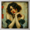 Suche nach frau gesicht poster Retro