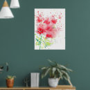 Suche nach red poppies poster Blume