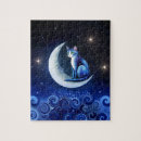 Suche nach katze und mond puzzle Sterne
