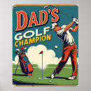 Suche nach retro golf poster Golfer