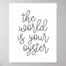 Suche nach der welt poster Minimalistisch