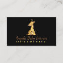 Suche nach giraffe visitenkarten Babysitter