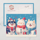 Suche nach samoyed postkarten Weihnachten